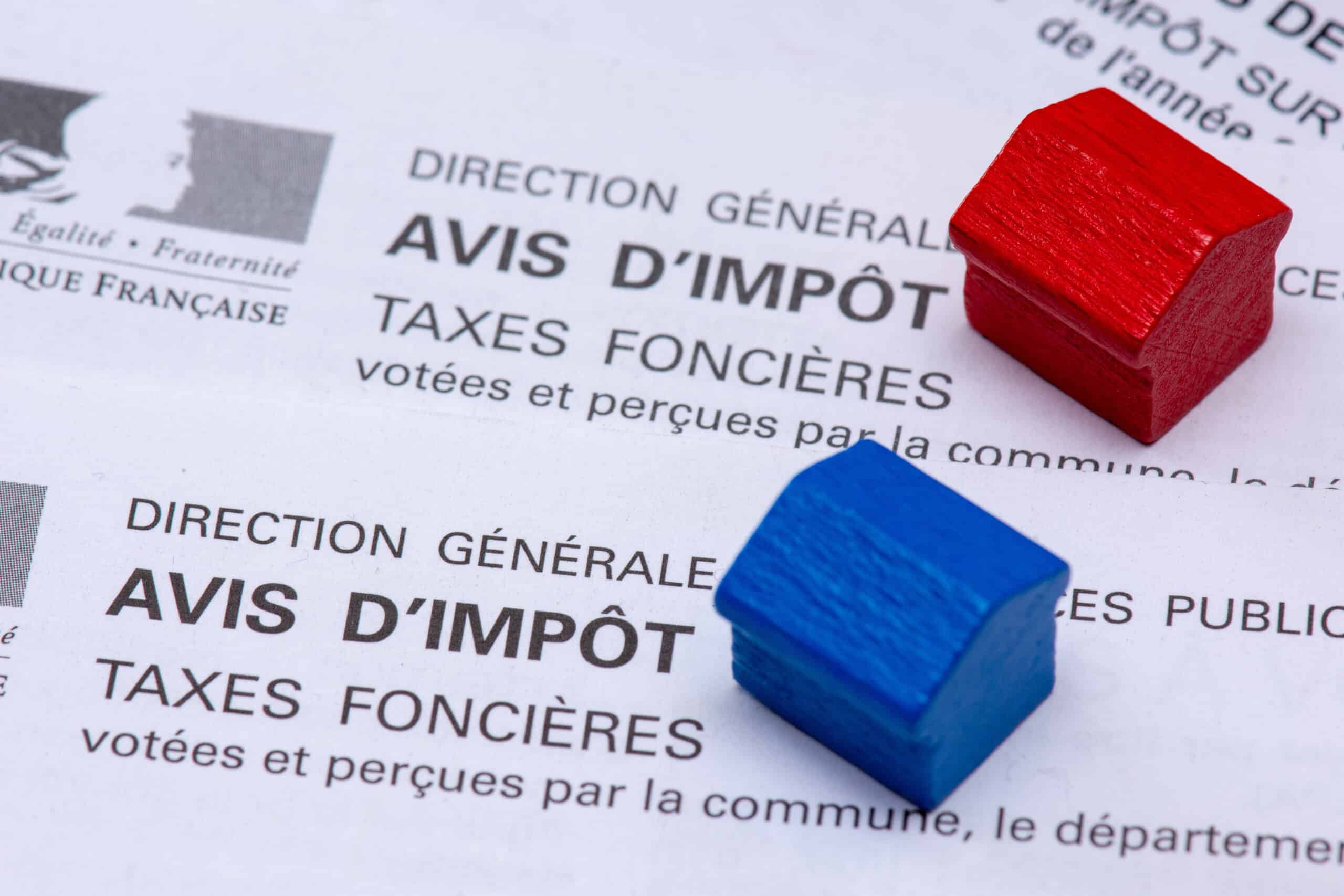 Avis d'impôt taxes foncières, France